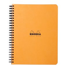 Ring notebook Rhodia 16x21cm lined - narancs