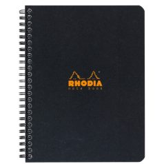 Ring notebook Rhodia 16x21cm lined - fekete