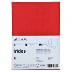 Színes papír A4 80g Irides – piros 10 lap