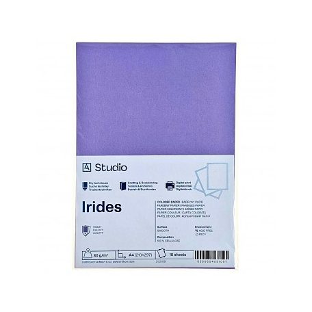 Színes papír A4 80g Irides – lila 10 lap