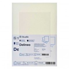Rajzpapír Delineo 90g 30x40cm, 25 lap