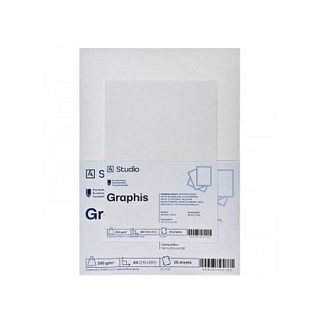 Graphis rajzpapír 200g A5, 25 lap