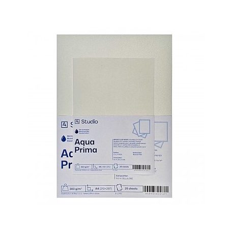 Akvarell papír Aqua Prima 300g A5, 25 lap