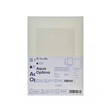 Akvarell papír Aqua Optima 300g A5, 25 lap