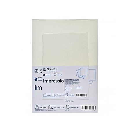 Grafikai papír Impressio 250g A5, 10 lap