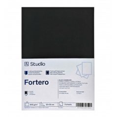Fekete karton Fortero 1015g 20x30cm, 5 lap