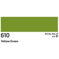 Akril festék Rosa 60ml – 610 sárgás zöld