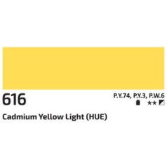 Akril festék Rosa 60ml – 616 kadmium Világos sárga