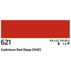 Akril festék Rosa 60ml – 621 kadmium Sötét vörös