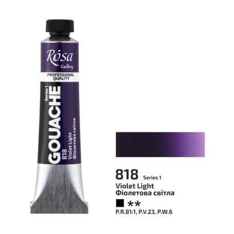 Gouache festék Rosa 20ml – 818 Violet világos