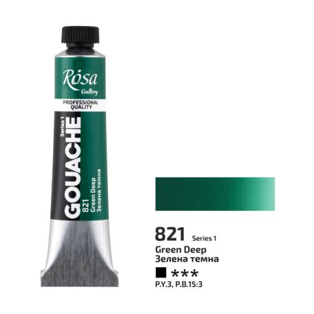 Gouache festék Rosa 20ml – 821 Green sötét