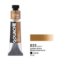 Gouache festék Rosa 20ml – 833 Golden Ochre