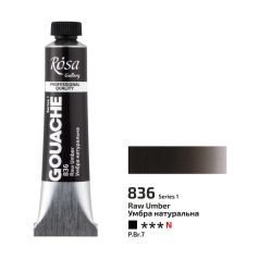 Gouache festék Rosa 20ml – 836 Nyers umbra