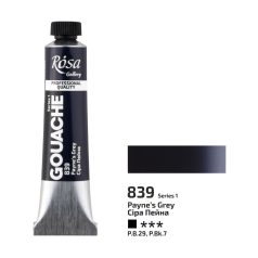 Gouache festék Rosa 20ml – 839 Payne's Grey