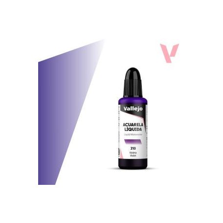 Vallejo folyékony akvarellfesték 32ml – 310 Violet