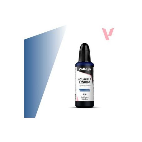 Vallejo folyékony akvarellfesték 32ml – 410 Slate Blue