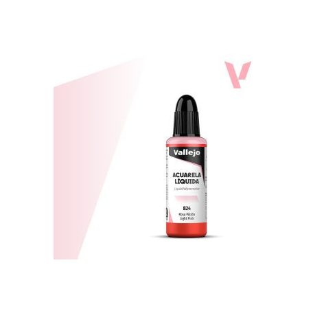 Vallejo folyékony akvarellfesték 32ml – 824 Light Pink
