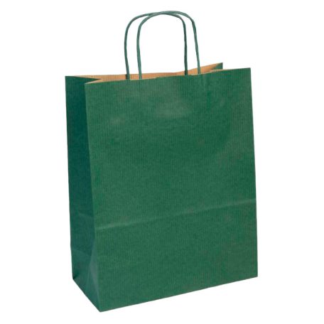 Colored paper bag Clairefontaine 22x27cm – zöld