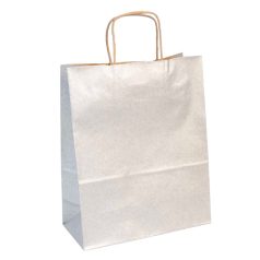 Colored paper bag Clairefontaine 22x27cm – ezüst