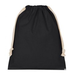 Pamut zseb / zsák 15x20cm fekete