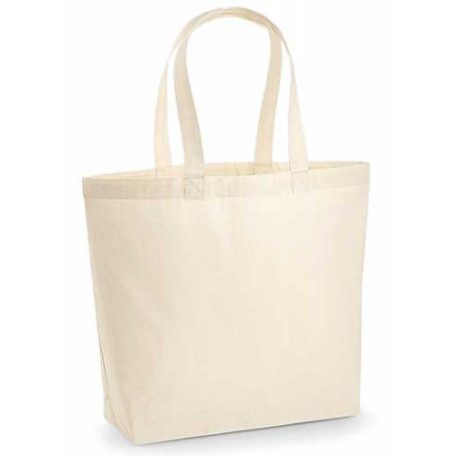 Cotton bag with Maxi bottom 200g - natural / natur