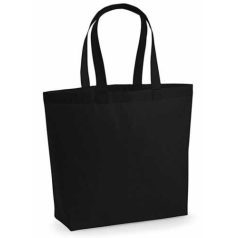 Cotton bag with Maxi bottom 200g - fekete