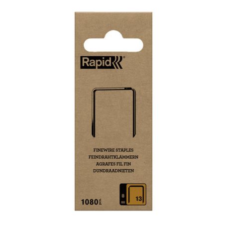 Kapcsok / drótok Rapid 13/8 mm 1080 db papír buborékban