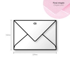 Paper envelope Pollen C5 162x229mm – Dragee pink