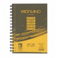 Vázlatfüzet Fabriano Schizzi 90g A5 hosszú oldal
