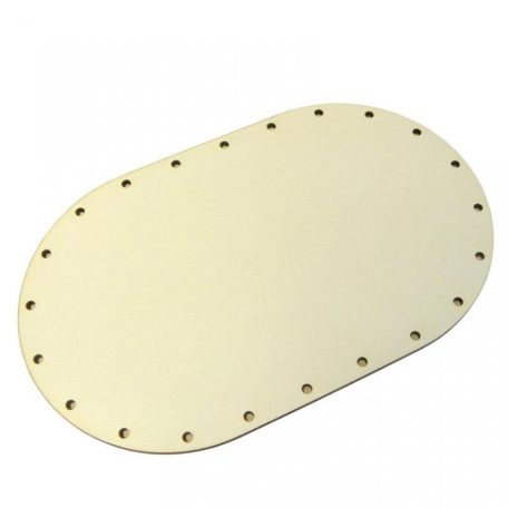 Oval bottom for knitting baskets 18x29cm
