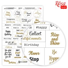   Papír scrapbookinghoz A4 250g – Szavak, kifejezések, gratulációk