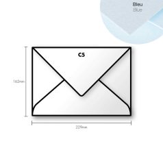 Paper envelope Pollen C5 162x229mm – kék