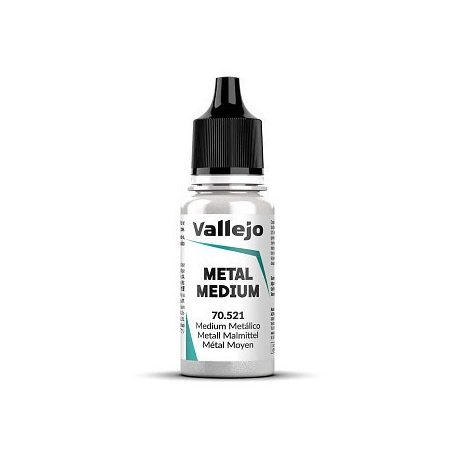 Vallejo Metallic Medium – model paints 18ml