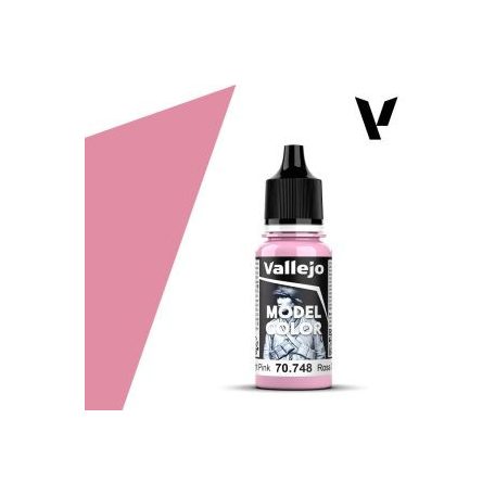 Vallejo modellező festék 18ml – 748 Light Pink