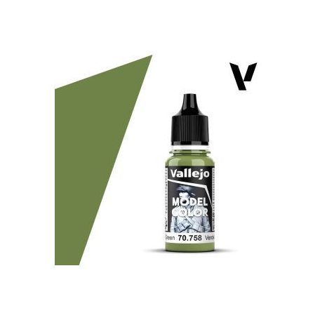 Vallejo modellező festék 18ml – 758 Bright Green