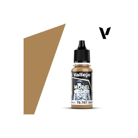 Vallejo modellező festék 18ml – 767 Desert Brown