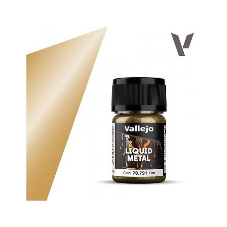 Vallejo Liquid Gold festék 35ml – 791 Gold Paint