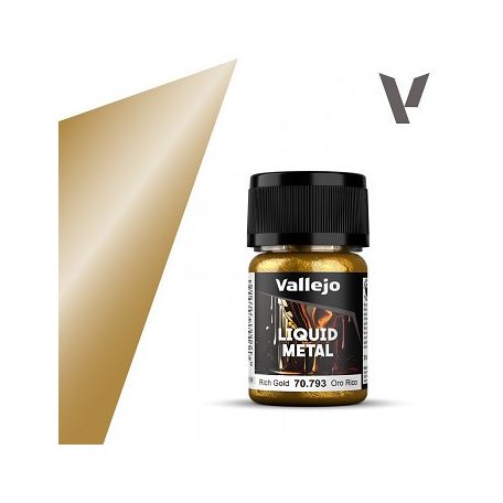 Vallejo Liquid Gold festék 35ml – 793 Rich Gold