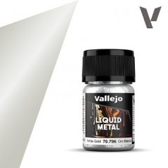 Vallejo Liquid Gold Paint 35ml – 796 White Gold