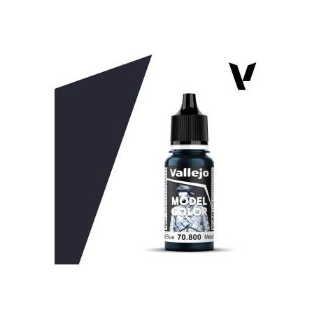 Vallejo modellező festék 18ml – 800 Gunmetal Blue (Metallic)