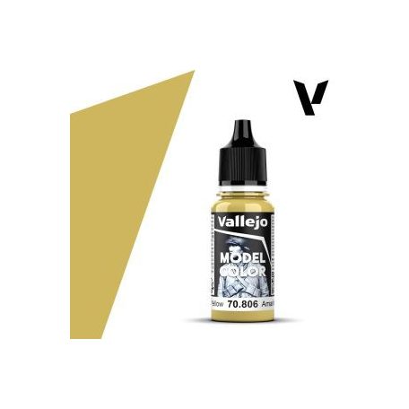 Vallejo modellező festék 18ml – 806 German Yellow