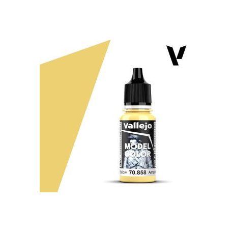 Vallejo modellező festék 18ml – 858 Ice Yellow