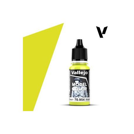 Vallejo modellező festék 18ml – 954 Yellow Green