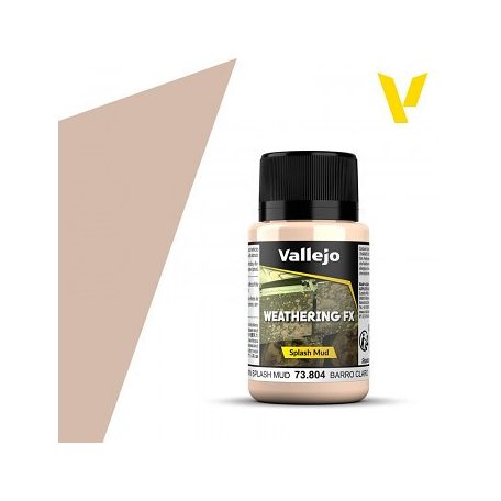 Vallejo Weathering FX 40ml – Light Brown Splash Mud