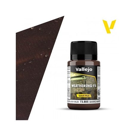 Vallejo Weathering FX 40ml – Brown Splash Mud