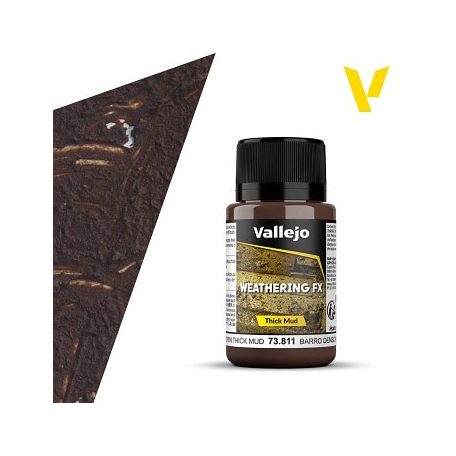 Vallejo Weathering FX 40ml – Brown Thick Mud