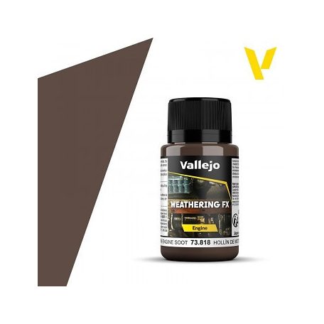 Vallejo Weathering FX 40ml – Brown Engine Soot