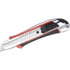   Vágókés törő fém fém megerősítéssel, ezüst-piros 18mm