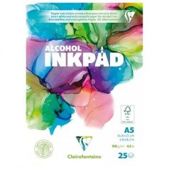 Alkohol tintához való blokk Inkpad glued A5 90g
