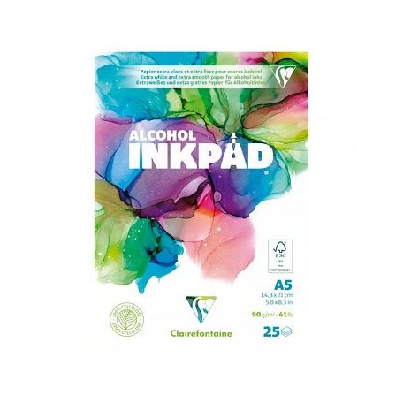 Alkohol tintához való blokk Inkpad glued A5 90g